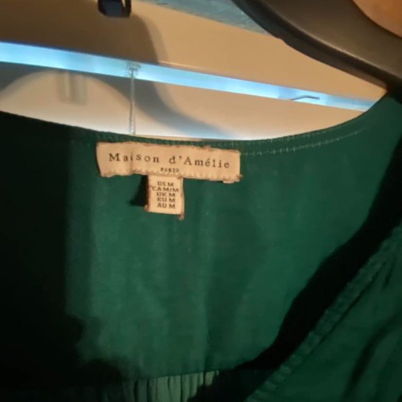 GREEN BLOUSE - Picture 3 of 3